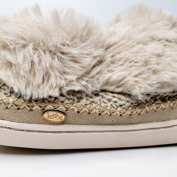 Kooba Shoes Nwt Kooba Knitted Furry Ankle House Slippers L Poshmark